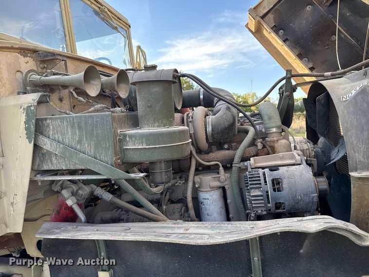 image for item EU5176 1990 BMY Harsco M923A2 flatbed truck