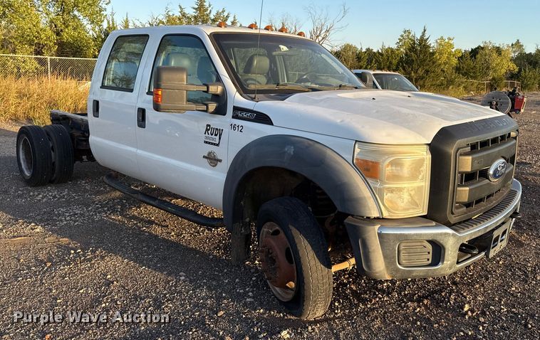 image for item EU5184 2011 Ford F550 Super Duty XL Crew Cab truck cab and chassis