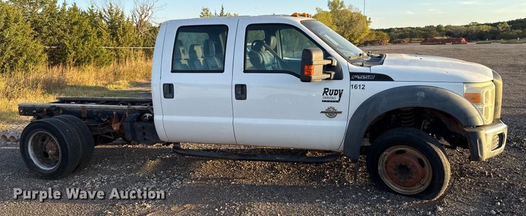 image for item EU5184 2011 Ford F550 Super Duty XL Crew Cab truck cab and chassis
