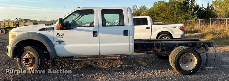 image for item EU5184 2011 Ford F550 Super Duty XL Crew Cab truck cab and chassis