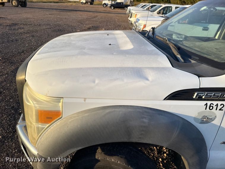 image for item EU5184 2011 Ford F550 Super Duty XL Crew Cab truck cab and chassis