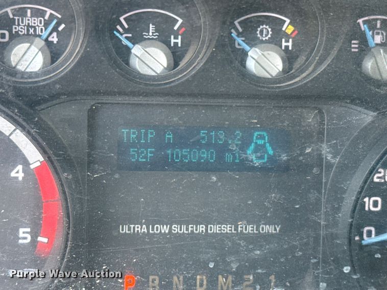 image for item EU5184 2011 Ford F550 Super Duty XL Crew Cab truck cab and chassis