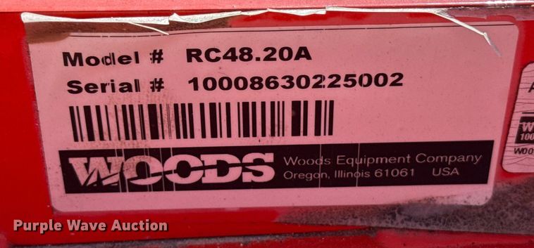 image for item EU5244 Woods RC48.20 rotary mower