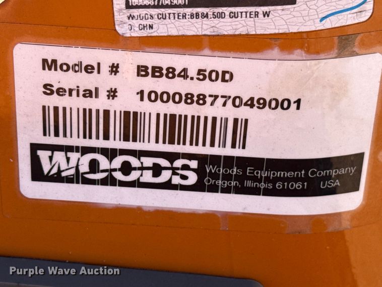 image for item EU5246 Woods BB84.50D rotary mower