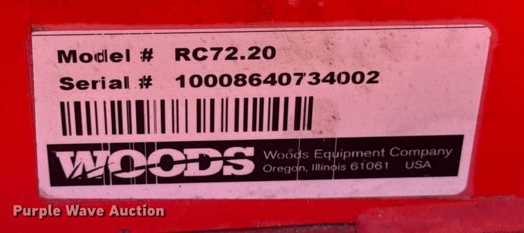 image for item EU5247 Woods RC72.20 rotary mower