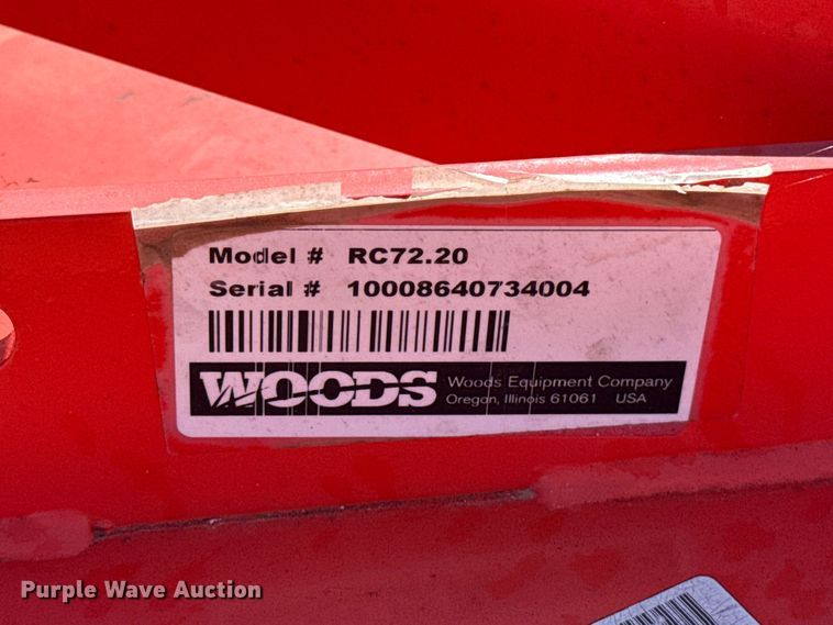 image for item EU5250 Woods RC72.20 rotary mower