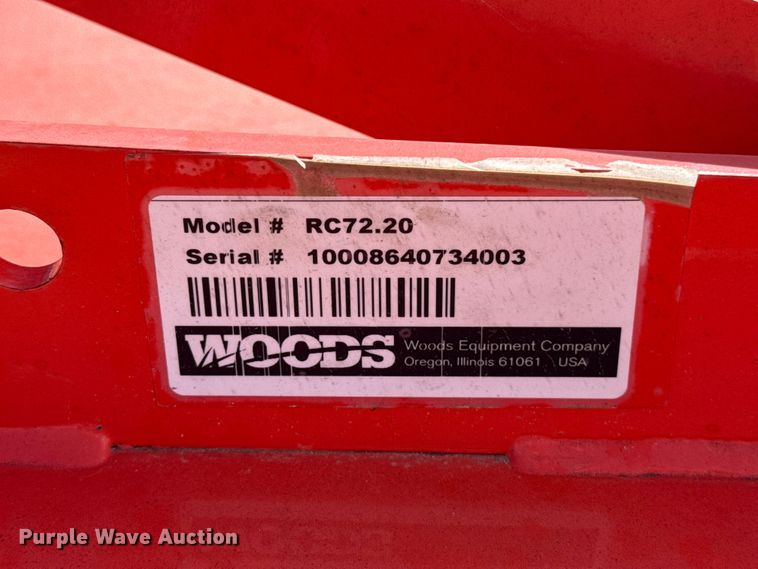 image for item EU5254 Woods RC72.20 rotary mower