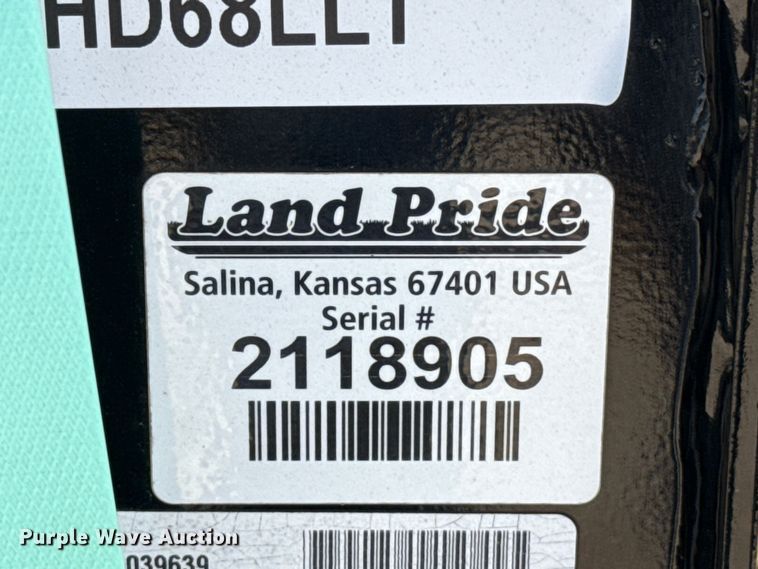 image for item EU5265 Land Pride AP-HD68LLT skid steer bucket