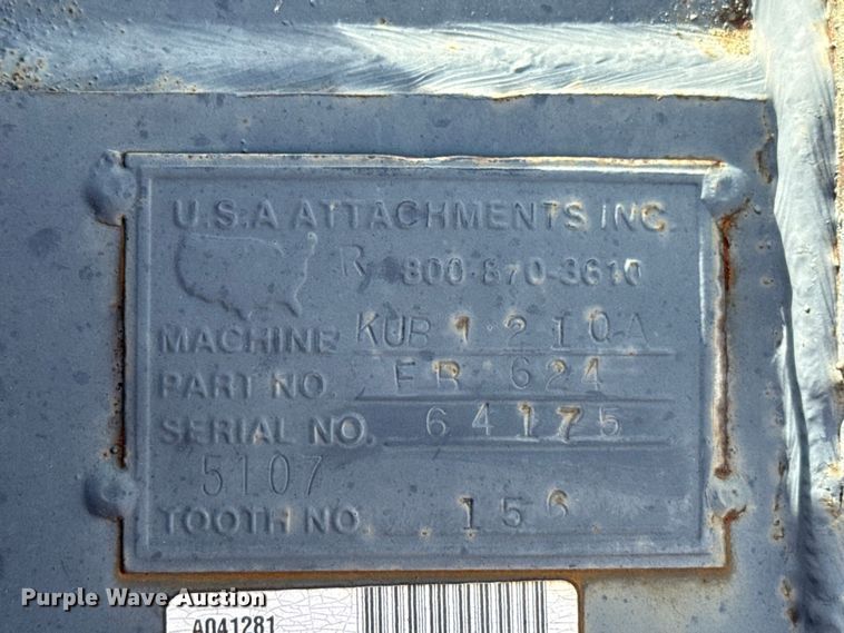 image for item EU5274 USA Attachments EB-624 excavator bucket