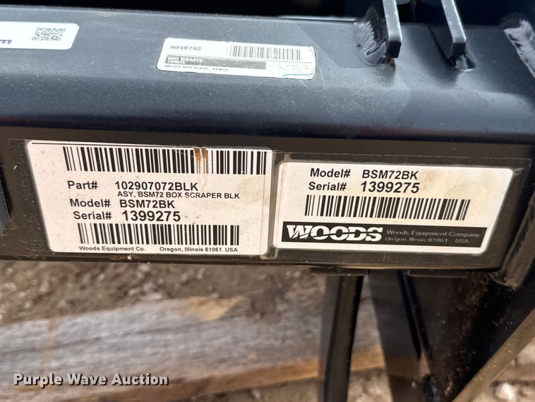 image for item EU5276 Woods BSM72BK box blade