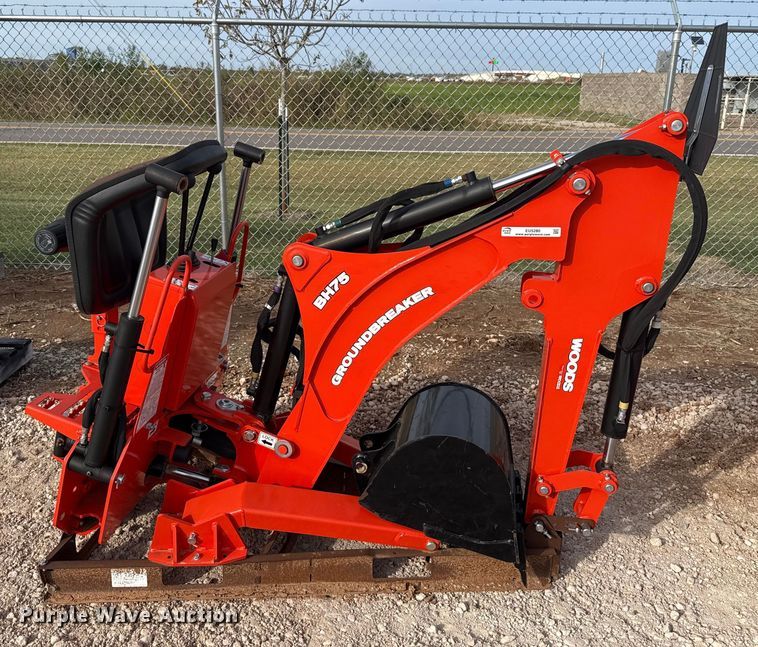 image for item EU5280 Woods BH75-1 backhoe attachment