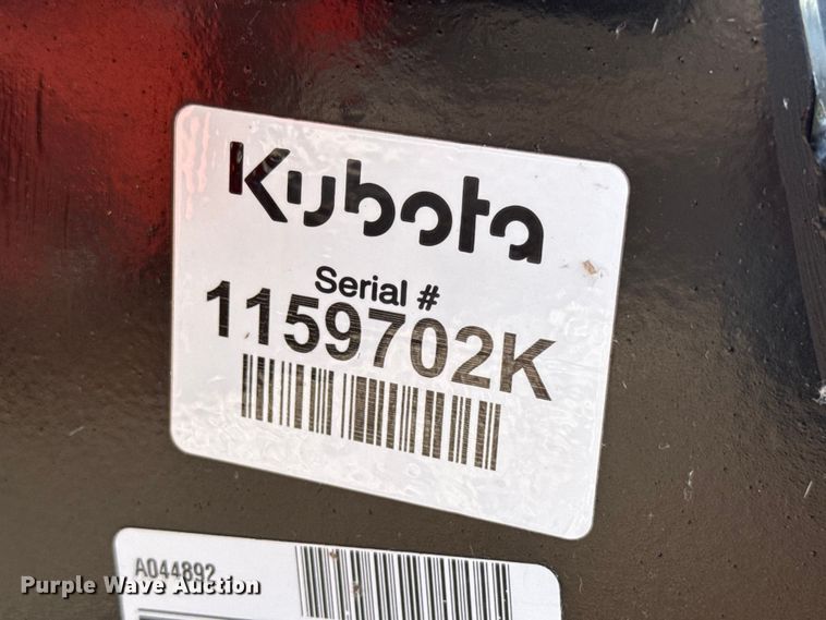 image for item EU5281 Kubota PC400 excavator plate compactor