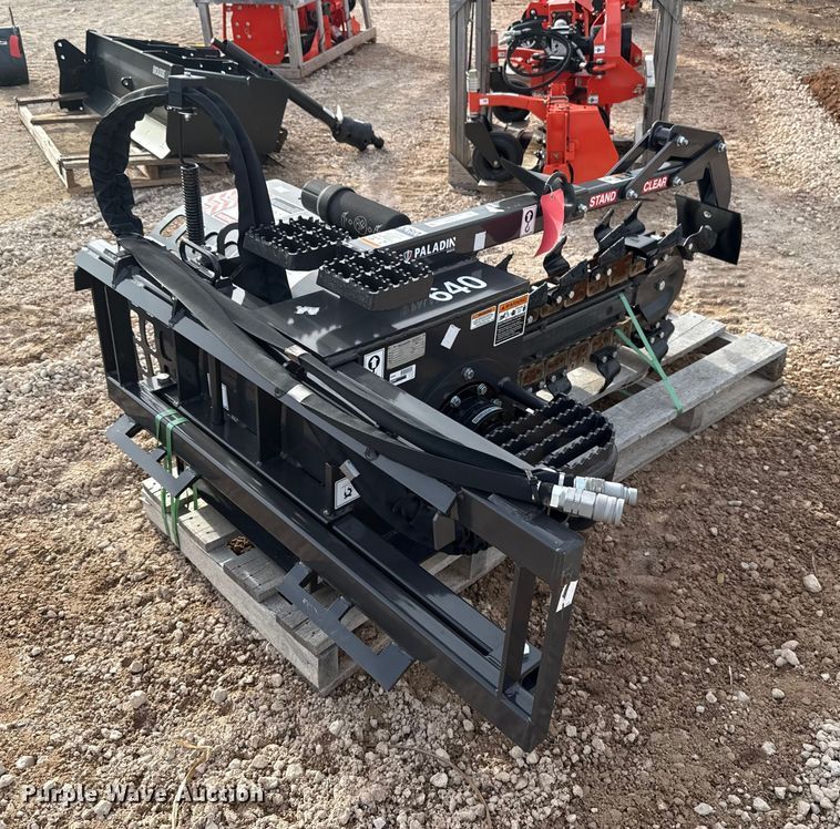 image for item EU5285 2024 Paladin 640 skid steer trencher