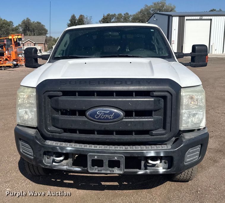 image for item EU6138 2016 Ford F350 Super Duty XL SuperCab utility bed pickup truck