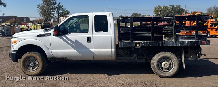 image for item EU6138 2016 Ford F350 Super Duty XL SuperCab utility bed pickup truck