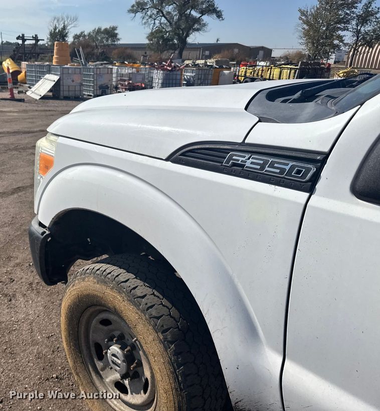 image for item EU6138 2016 Ford F350 Super Duty XL SuperCab utility bed pickup truck