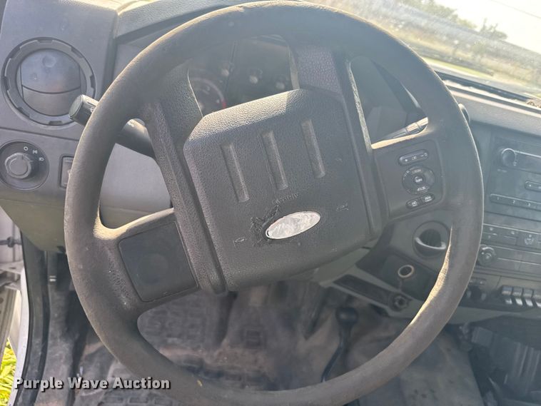 image for item EU6140 2012 Ford F350 Super Duty XL Crew Cab pickup truck cab and chassis