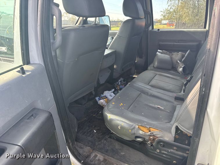 image for item EU6140 2012 Ford F350 Super Duty XL Crew Cab pickup truck cab and chassis