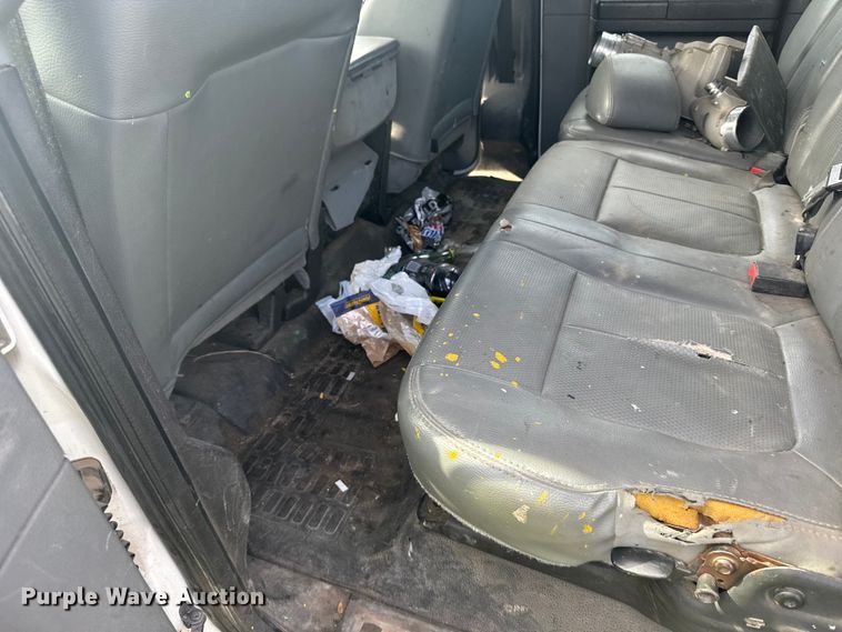 image for item EU6140 2012 Ford F350 Super Duty XL Crew Cab pickup truck cab and chassis