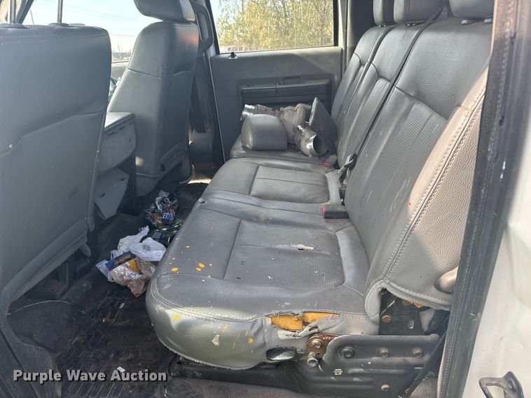 image for item EU6140 2012 Ford F350 Super Duty XL Crew Cab pickup truck cab and chassis