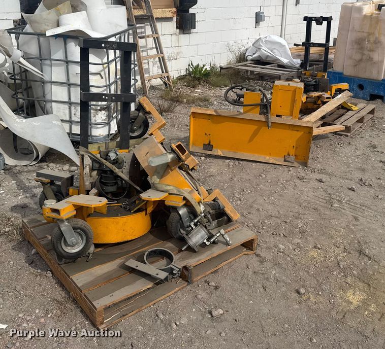 image for item EU6141 Skid steer water jet paint stripper