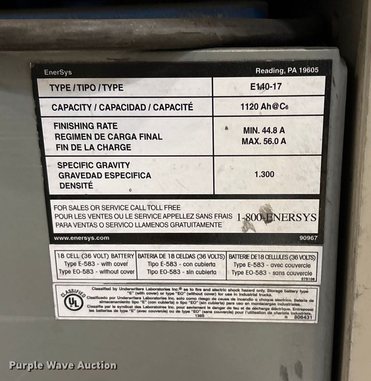 image for item EU8522 2016 Crown RC5545-40 forklift