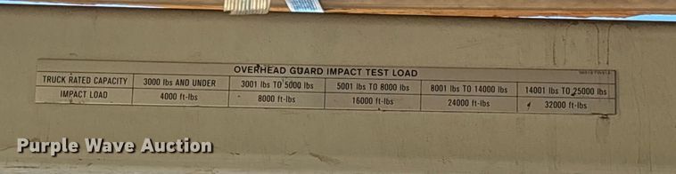 image for item EU8523 2017 UniCarriers PF50 forklift