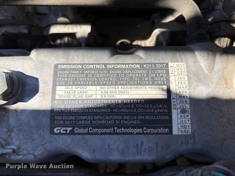 image for item EU8523 2017 UniCarriers PF50 forklift