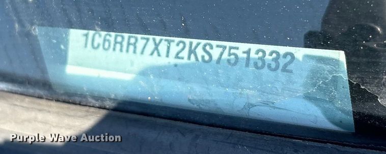 image for item EV2504 2019 RAM 1500 Crew Cab pickup truck