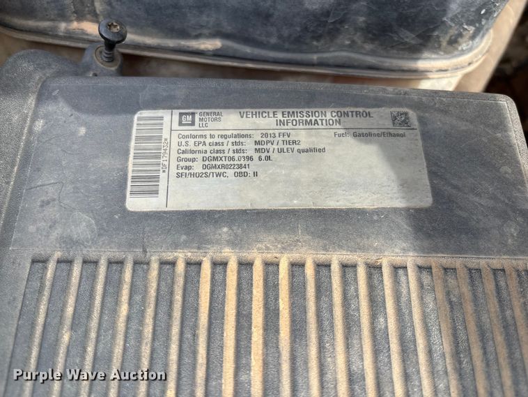 image for item EV3194 2013 GMC Sierra 2500HD bale bed pickup truck