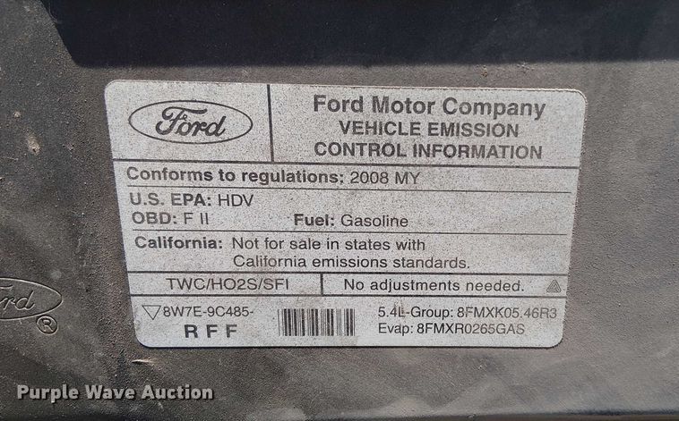 image for item EV5369 2008 Ford E350 van