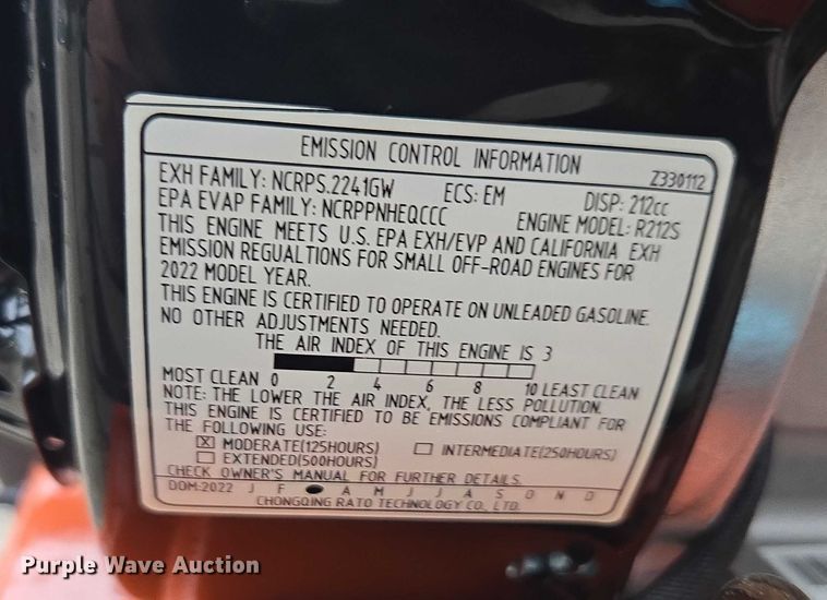 image for item EV5436 Husqvarna ST224 snow blower