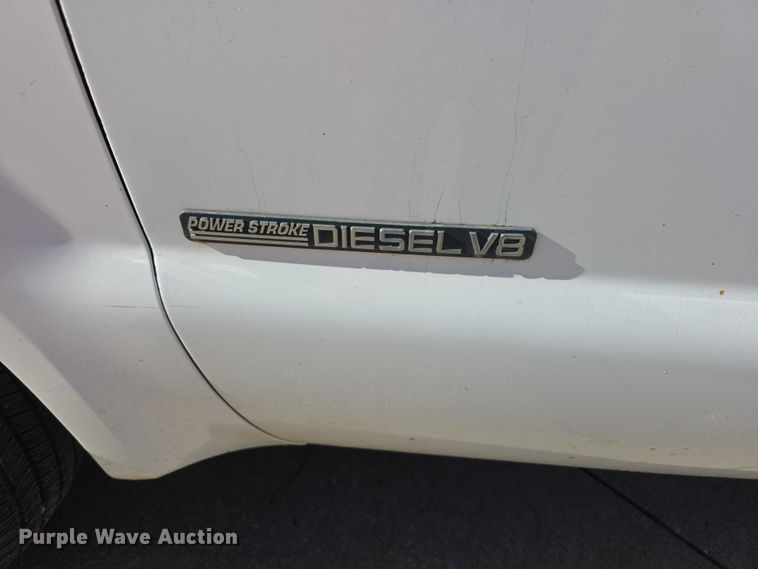 image for item FI0587 2003 Ford F350 Super Duty XL dump flatbed pickup truck