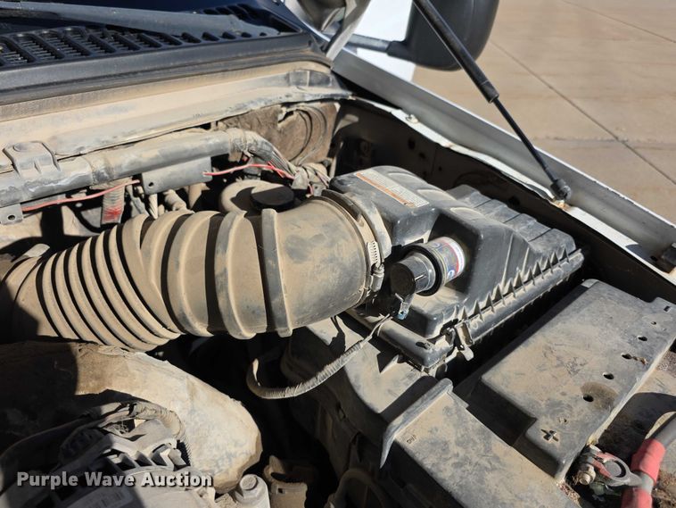 image for item FI0587 2003 Ford F350 Super Duty XL dump flatbed pickup truck