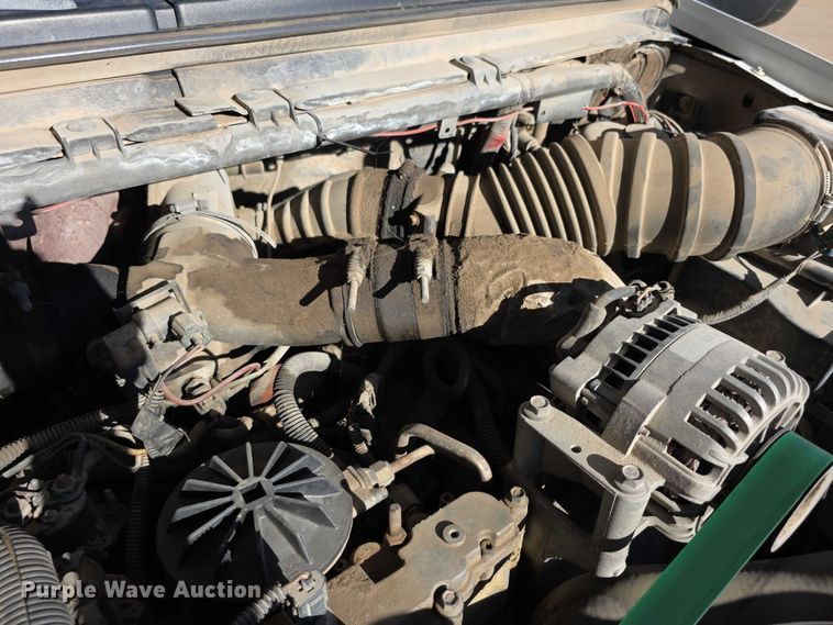 image for item FI0587 2003 Ford F350 Super Duty XL dump flatbed pickup truck