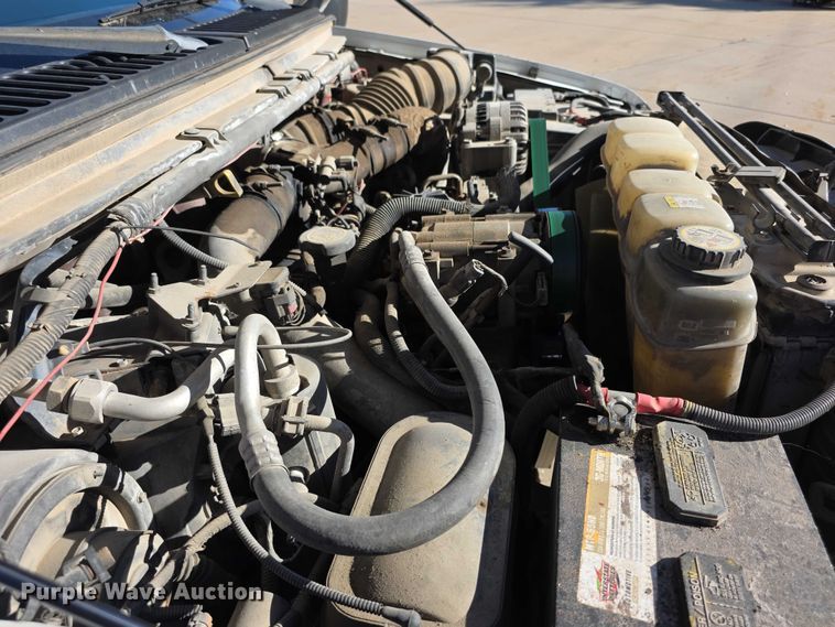 image for item FI0587 2003 Ford F350 Super Duty XL dump flatbed pickup truck