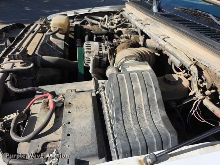 image for item FI0587 2003 Ford F350 Super Duty XL dump flatbed pickup truck