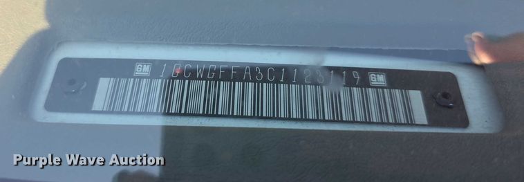 image for item FI0615 2012 Chevrolet Express 2500 van