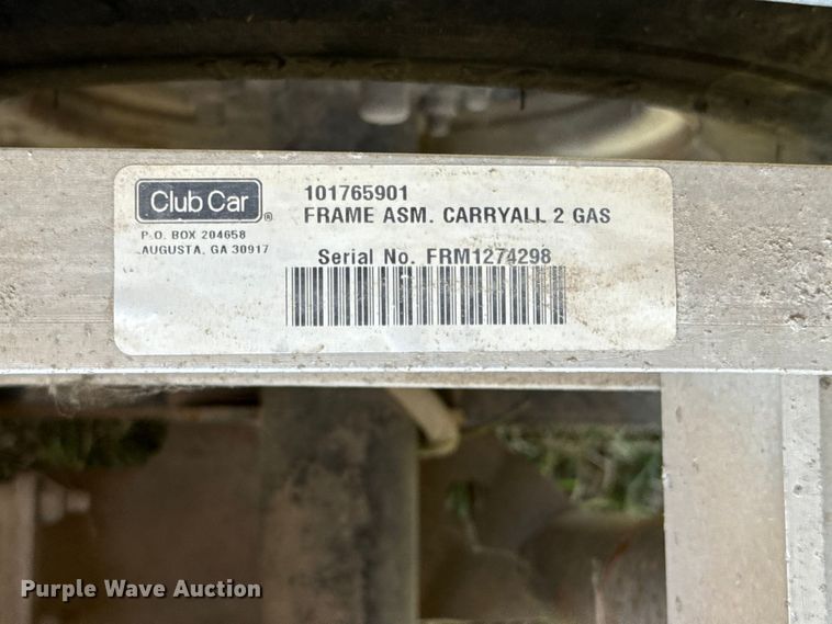 image for item GH9422 2002 Club Car Carryall 2 golf cart