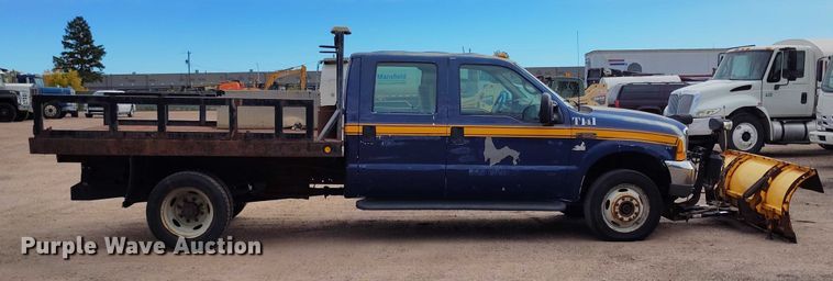 image for item IP9724 1999 Ford F550 Super Duty flatbed truck