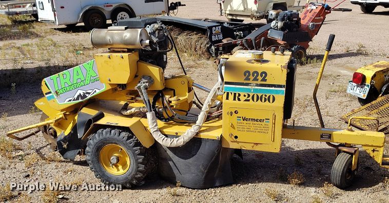 image for item IP9731 Vermeer SC222 stump grinder with trailer