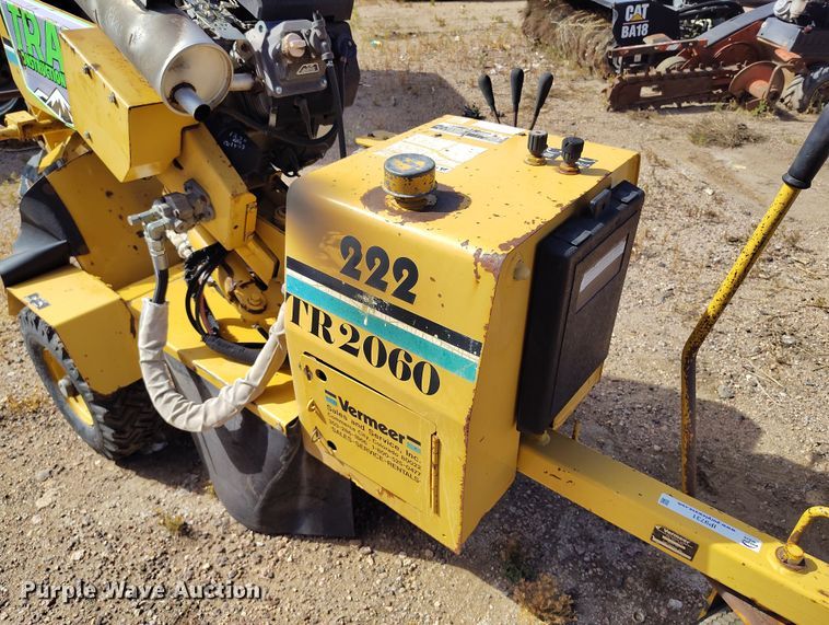 image for item IP9731 Vermeer SC222 stump grinder with trailer