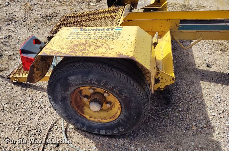 image for item IP9731 Vermeer SC222 stump grinder with trailer