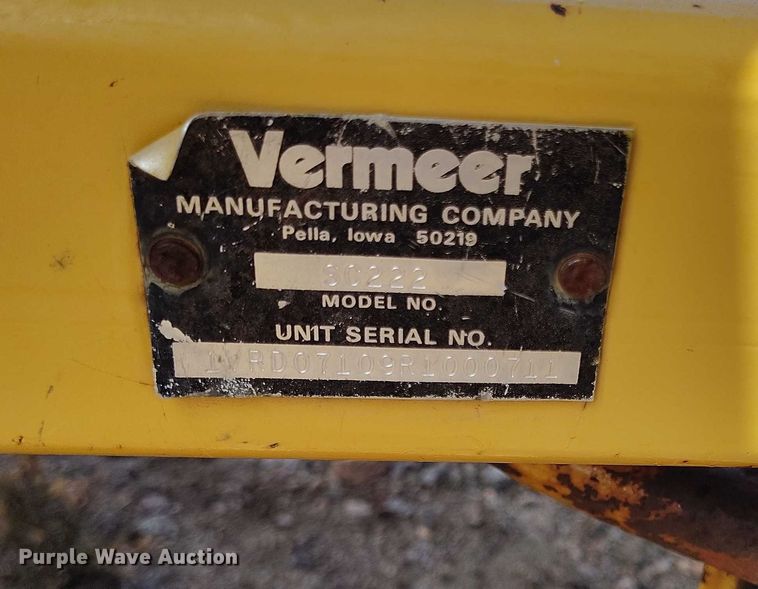 image for item IP9731 Vermeer SC222 stump grinder with trailer