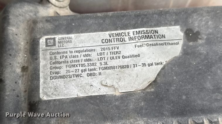 image for item NA9808 2015 GMC Sierra 1500 Crew Cab pickup truck