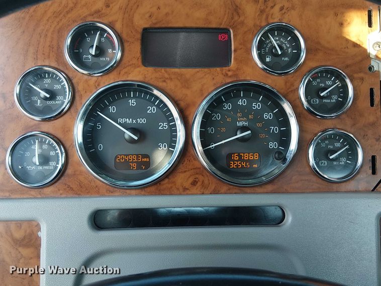 image for item NU9724 2009 Peterbilt 365 flatbed truck