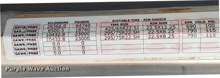 image for item NU9724 2009 Peterbilt 365 flatbed truck