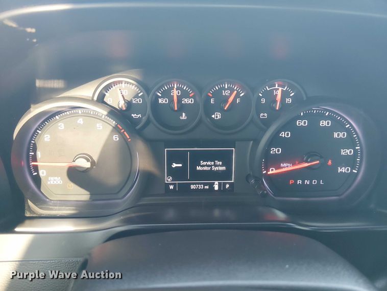 image for item NU9737 2020 Chevrolet Silverado 3500HD pickup truck cab and chassis