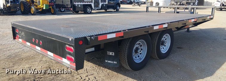 image for item NU9738 2013 Temco Mfg. Inc. flatbed trailer