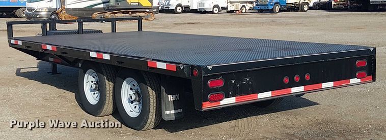 image for item NU9738 2013 Temco Mfg. Inc. flatbed trailer